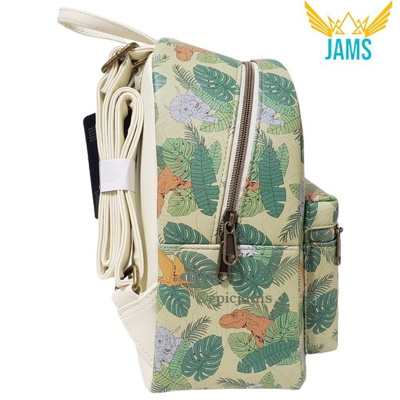 Loungefly Bags Loungefly Jurassic Park Dinosaur Foliage Mini